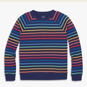 NWT Primary striped rainbow sweatshirt